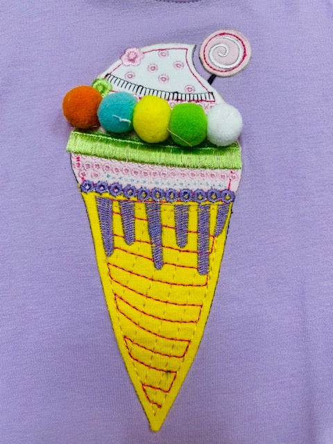 Set Helado Violeta