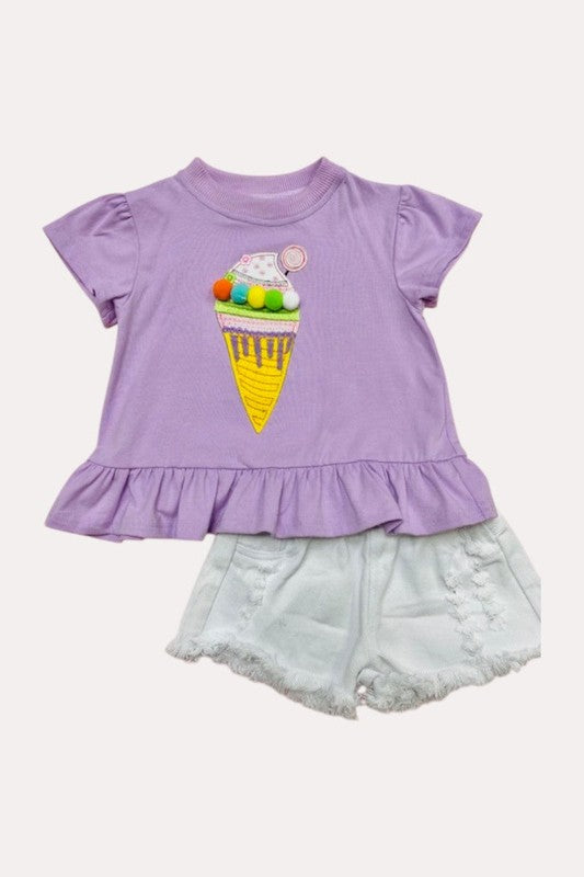 Set Helado Violeta